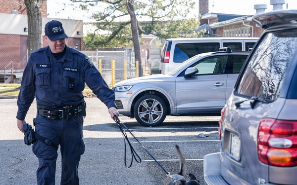 Fort Hamilton Hosts TSA Led Multi Agency K 9 Readiness Training