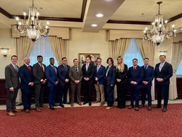 Cyber Strategic Seminar participants meet and learn from the Under Secretary of the Army Mike Obadal