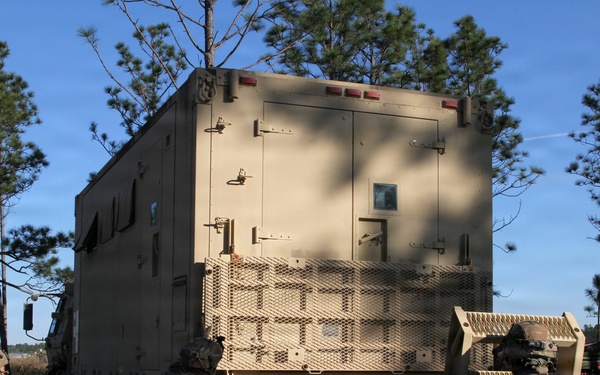 3-265 Air Defense Artillery Soldiers conduct training at the Box at JRTC