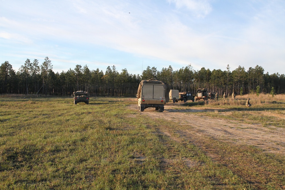 3-265 Air Defense Artillery Soldiers conduct training at the Box at JRTC