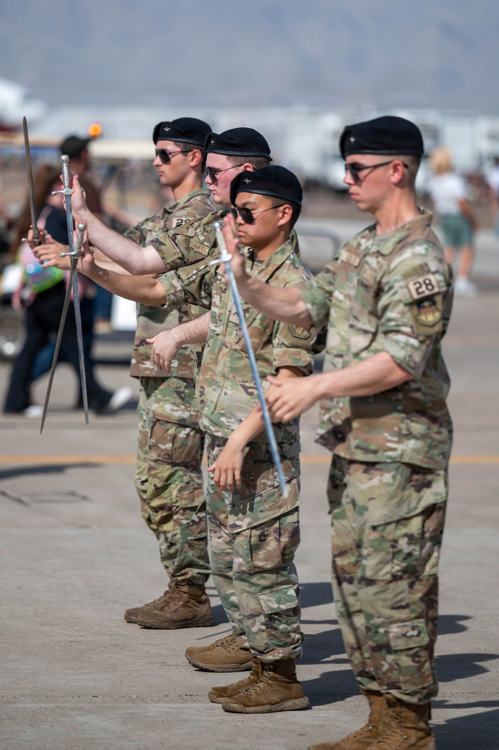 USAFA Cadet Sabre Drill Team Luke Days 2026 Performance