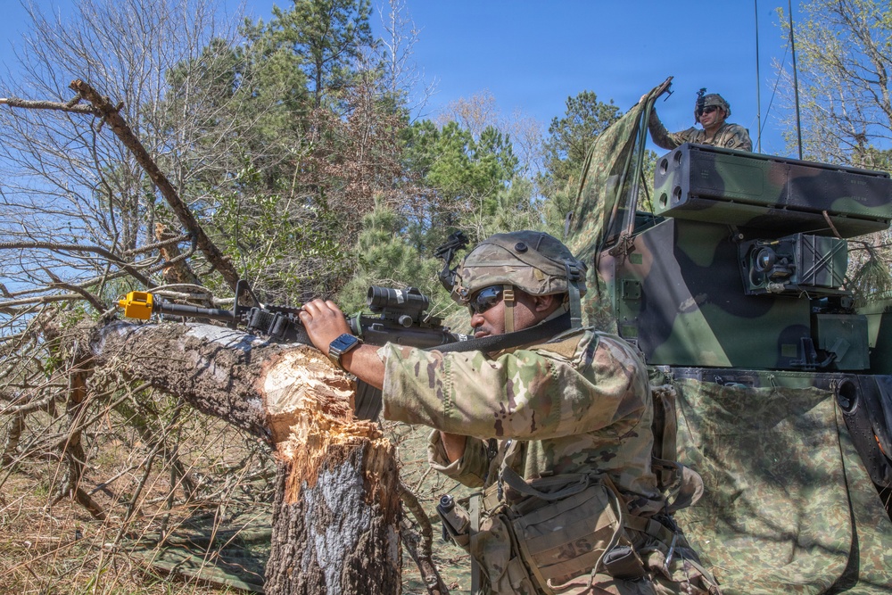 3-265 Air Defense Artillery Regiment Soldiers Train in the Box at JRTC