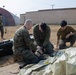 U.S. Marines with Marine Aircraft Group 12 set up a command operations center