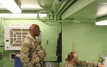 3-265 Air Defense Artillery Soldiers conduct training at the Box at JRTC