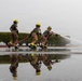U.S. Marines participate in aircraft rescue and firefighting training