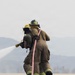 U.S. Marines participate in aircraft rescue and firefighting training