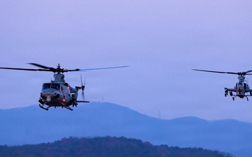 HMLA-369 arrives at Osan Air Base