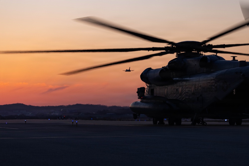 HMLA-369 arrives at Osan Air Base