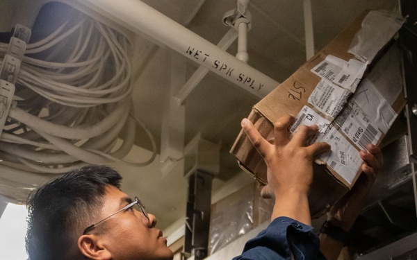 Sailors and Marines Aboard USS Portland Conduct Routine Operations