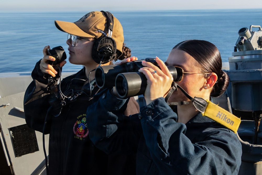 USS Portland Performs Strait Transit Exercise with Boxer ARG