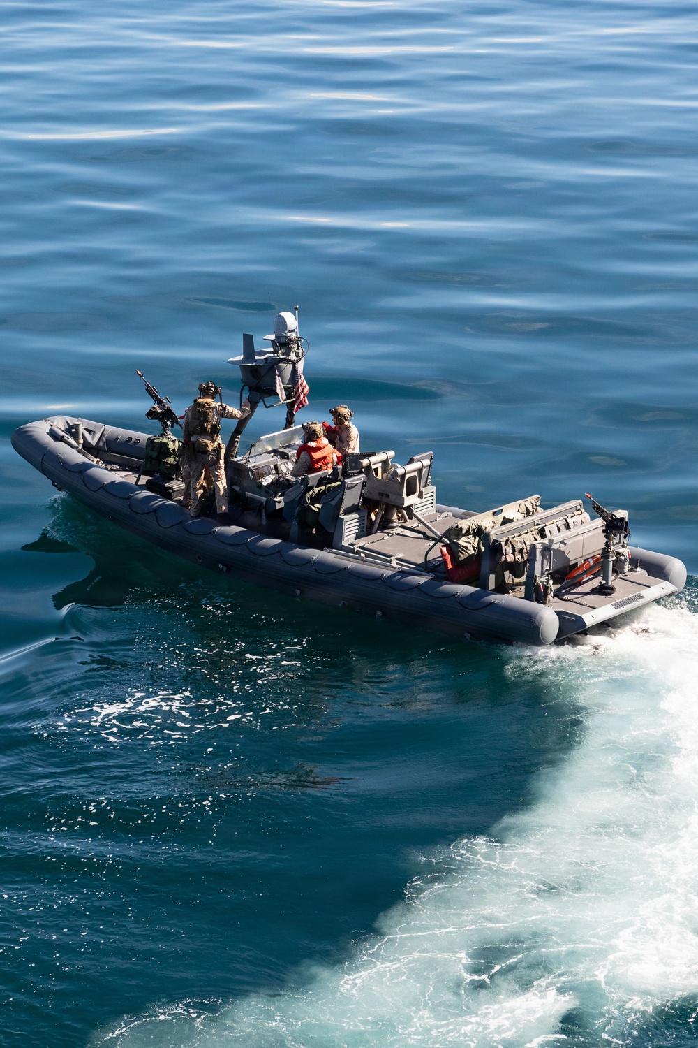 USS Portland Sailors and Marines Conduct Routine Operations