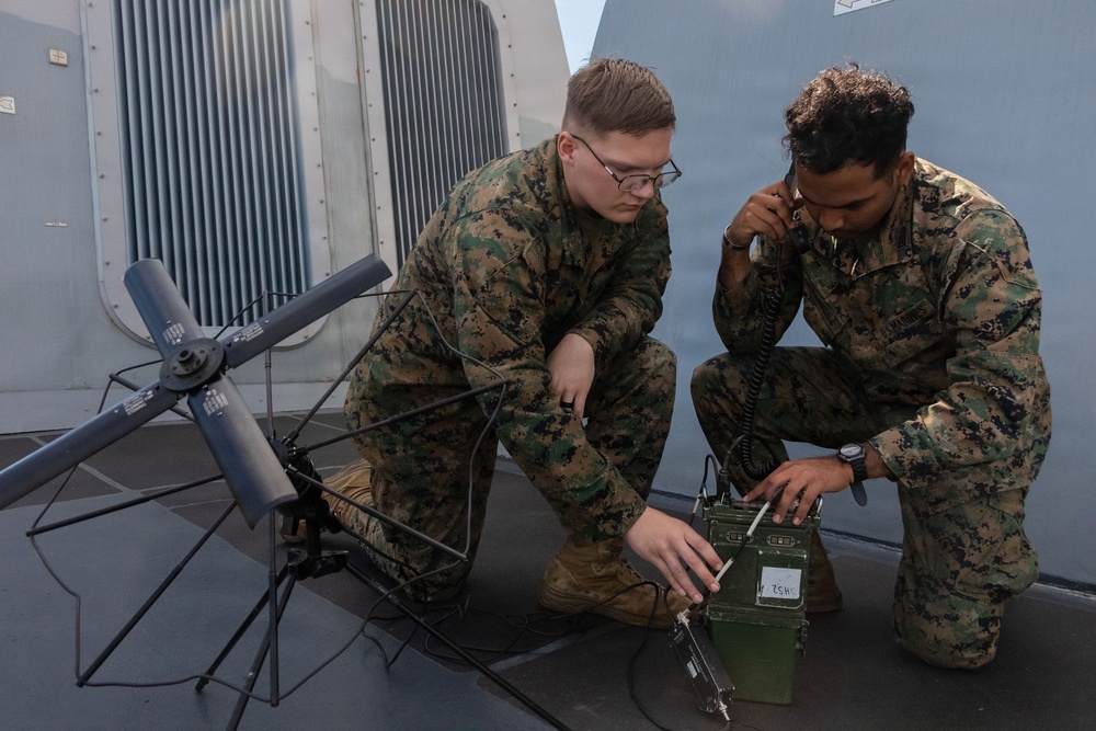USS Portland Sailors and Marines Conduct Routine Operations