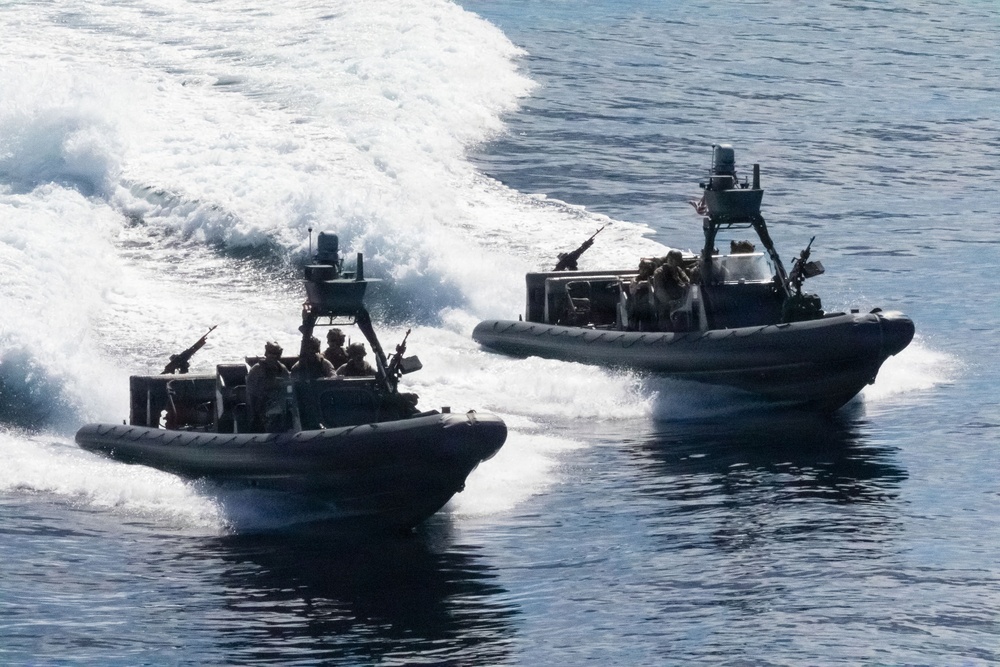 USS Portland Sailors and Marines Conduct Routine Operations
