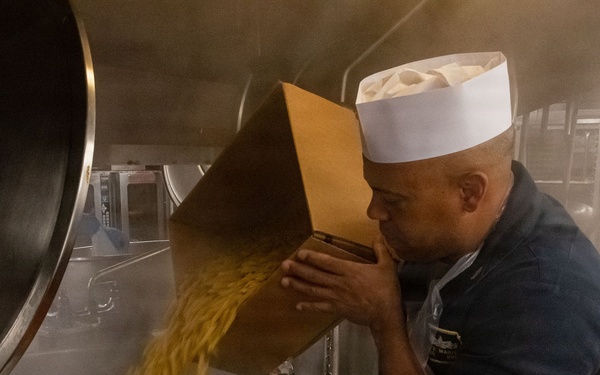 USS Portland Sailors and Marines Perform Daily Tasks and Watch Standing