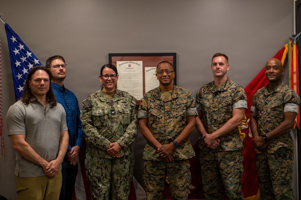 Senior Service Members and Elected Officials visit Camp Blaz