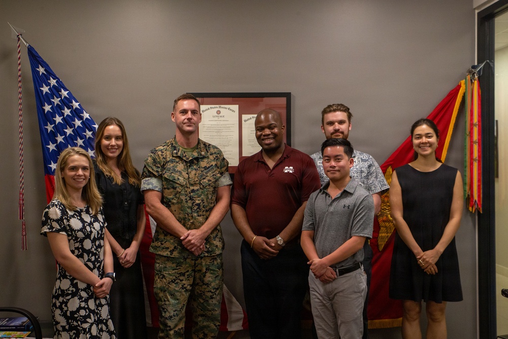 Senior Service Members and Elected Officials visit Camp Blaz