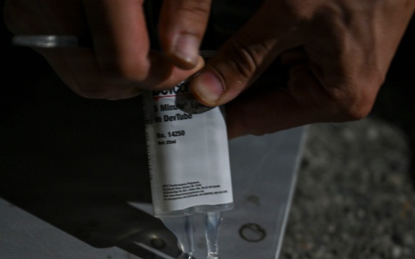 8th CES EOD team clears the blast zone during FS26