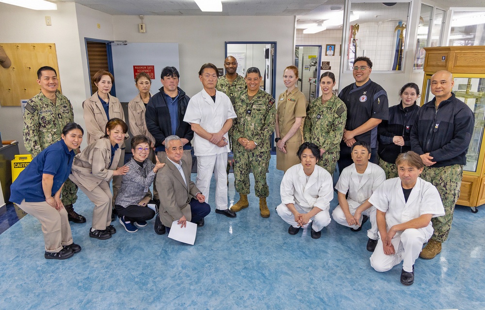 U.S. Naval Hospital Yokosuka Honors Galley Supervisor for Exemplary Service