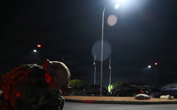 8th CES EOD team clears the blast zone during FS26