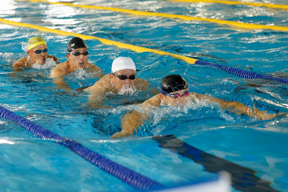 FAW-31 hosts annual swim competition at MCAS Iwakuni