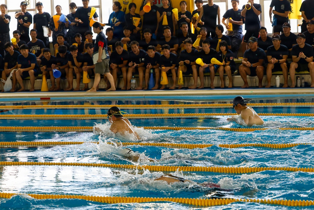 FAW-31 hosts annual swim competition at MCAS Iwakuni
