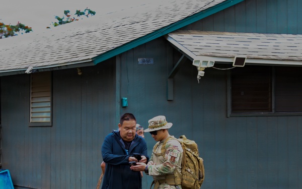 Hawaii National Guard CERF-P assists with the Waialua flood response