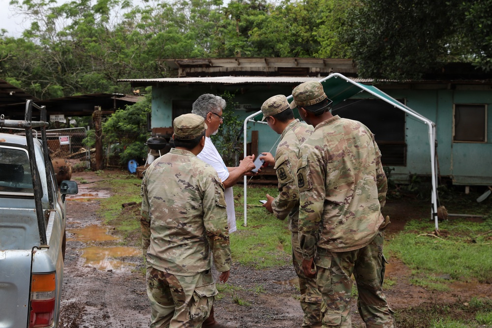 Hawaii National Guard CERF-P assists with the Waialua flood response