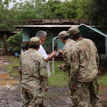 Hawaii National Guard CERF-P assists with the Waialua flood response