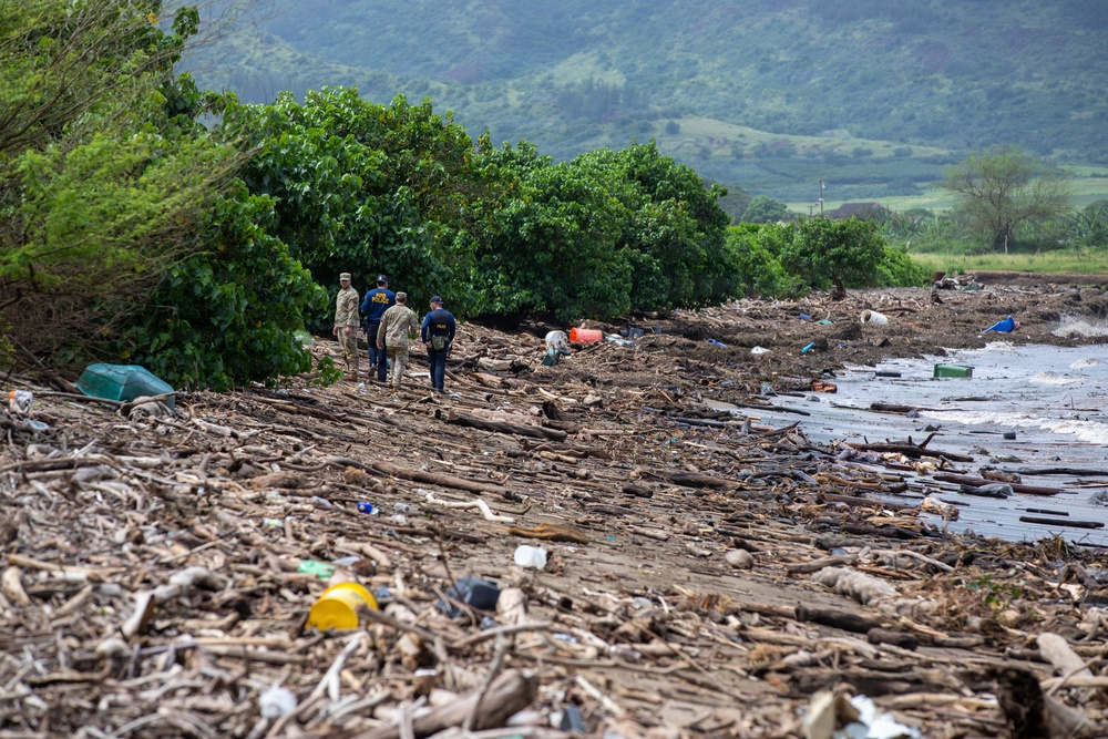 Hawaii National Guard CERF-P assists with the Waialua flood response