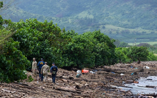 Hawaii National Guard CERF-P assists with the Waialua flood response