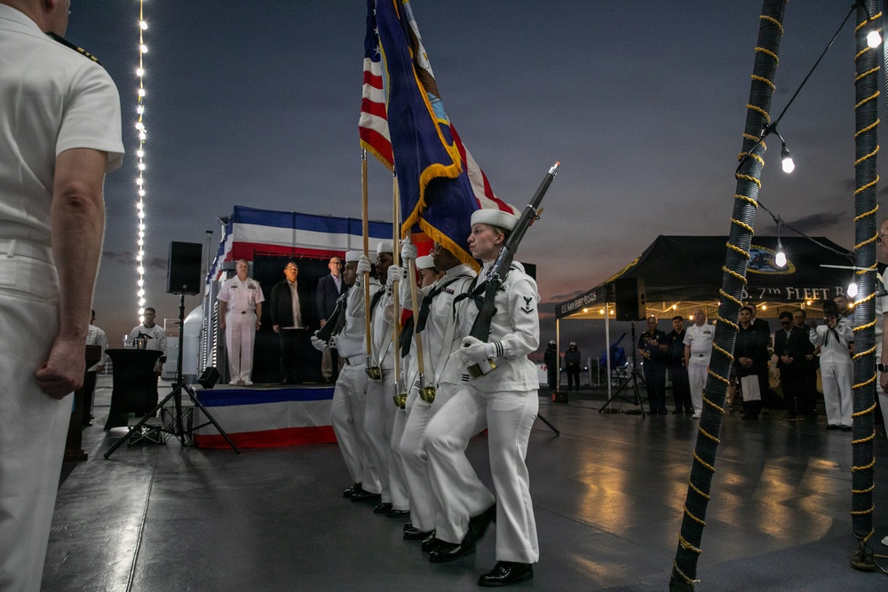 U.S. 7th Fleet, Blue Ridge Team Host Big Top Reception in Manila, Philippines