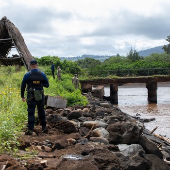 Hawaii National Guard CERF-P assists with the Waialua flood response