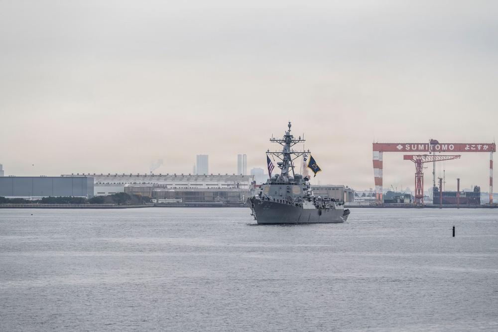 USS Mustin (DDG 89) Returns to Forward-Deployed Naval Forces in Yokosuka