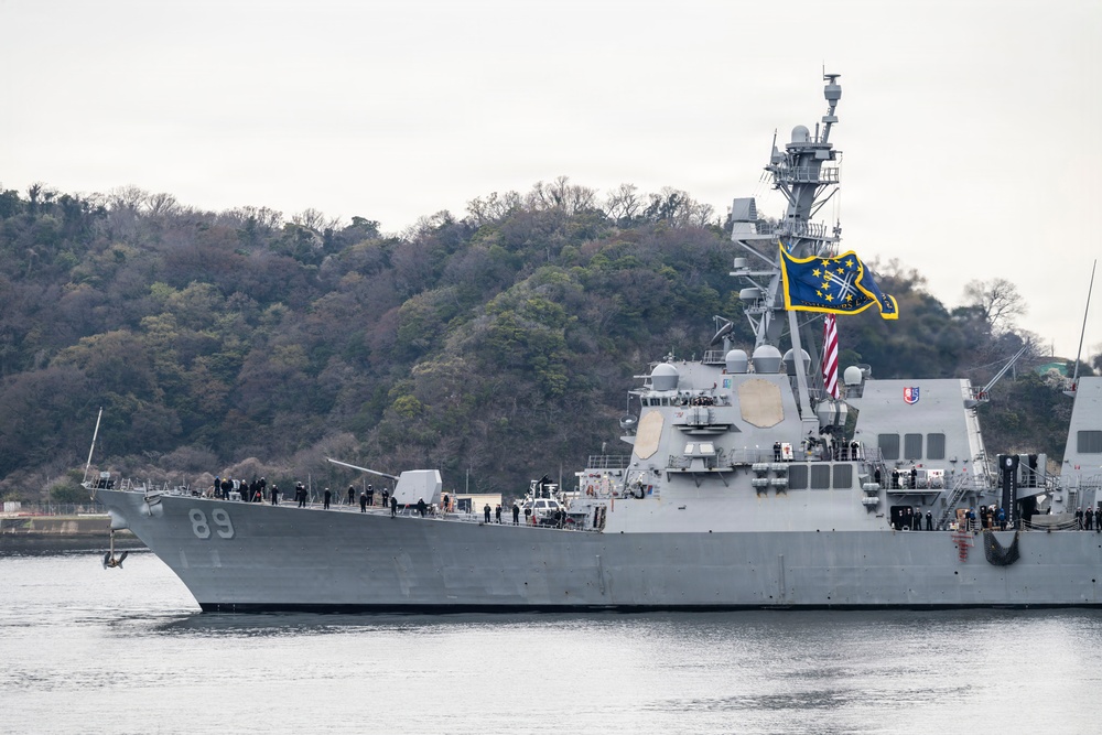 USS Mustin (DDG 89) Returns to Forward-Deployed Naval Forces in Yokosuka