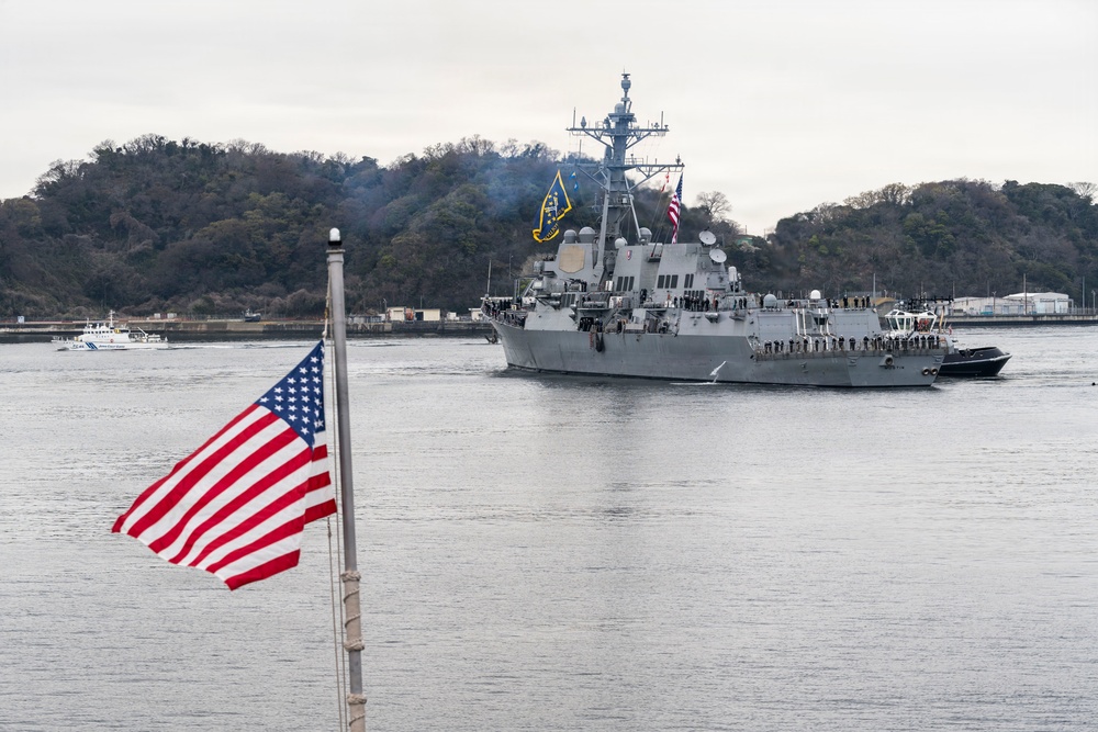 USS Mustin (DDG 89) Returns to Forward-Deployed Naval Forces in Yokosuka
