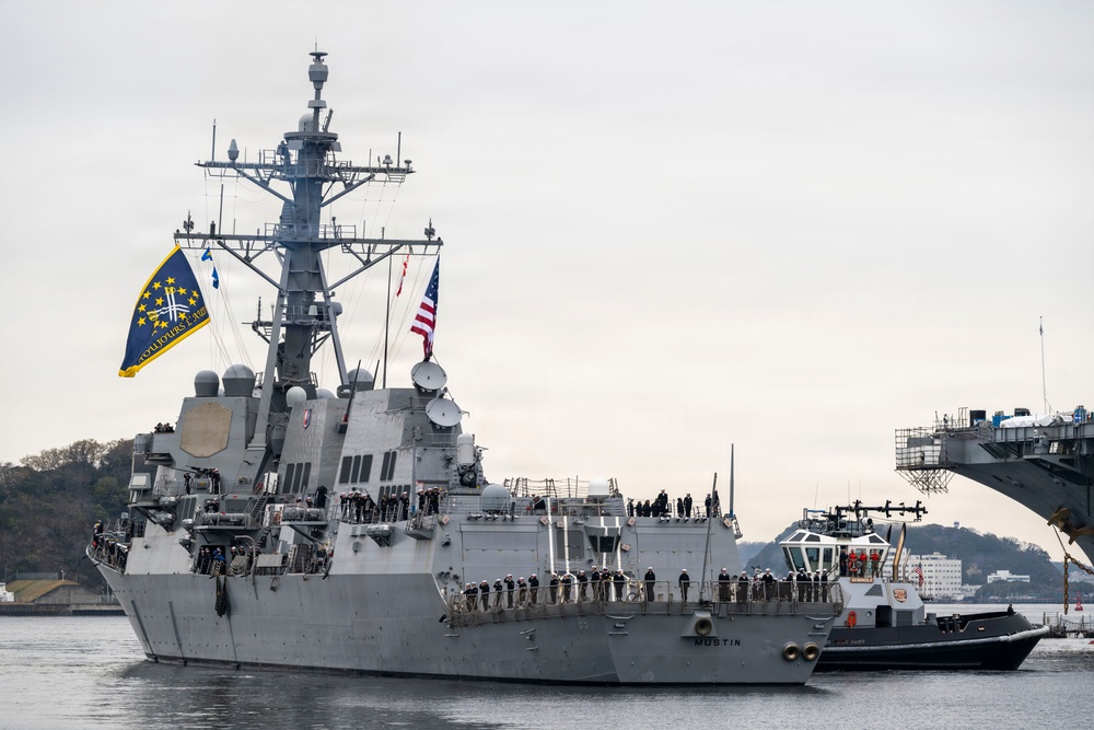 USS Mustin (DDG 89) Returns to Forward-Deployed Naval Forces in Yokosuka