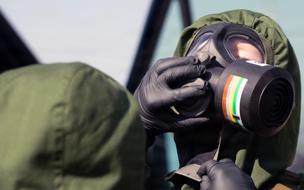 Finnish CBRN engineers inspect hazardous materials in support of KFOR