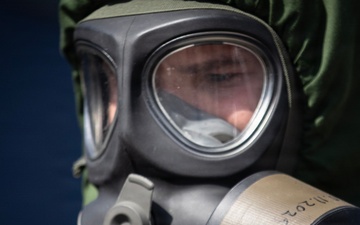 Finnish CBRN engineers inspect hazardous materials in support of KFOR