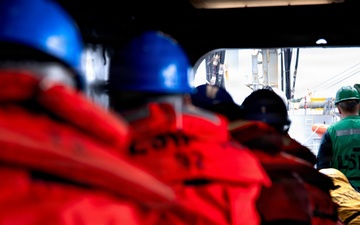 Task Force Ashland Marines, Sailors Conduct Replenishment-at-Sea