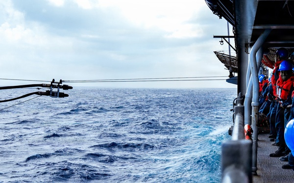 Task Force Ashland Marines, Sailors Conduct Replenishment-at-Sea