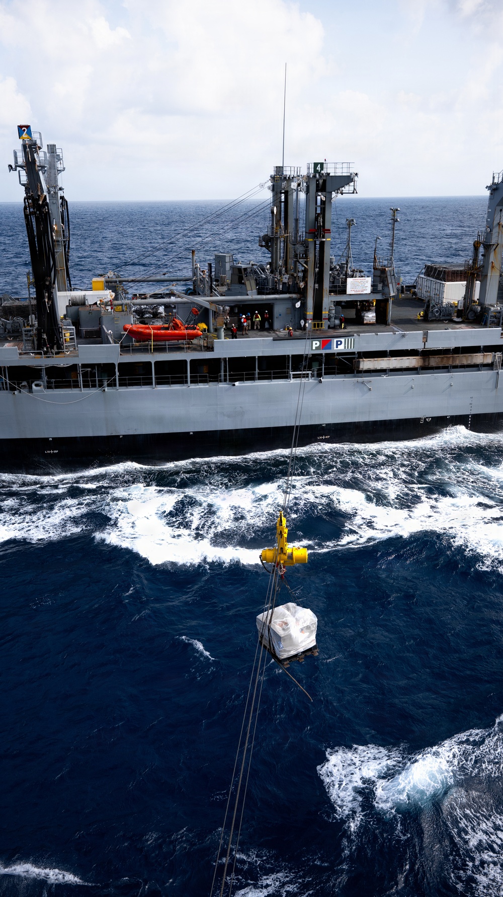 Task Force Ashland Marines, Sailors Conduct Replenishment-at-Sea