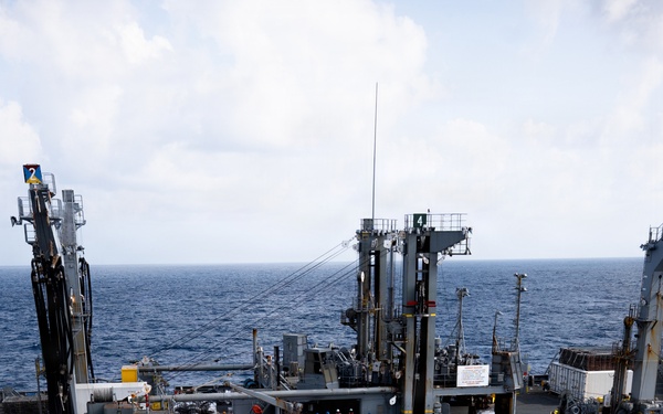 Task Force Ashland Marines, Sailors Conduct Replenishment-at-Sea