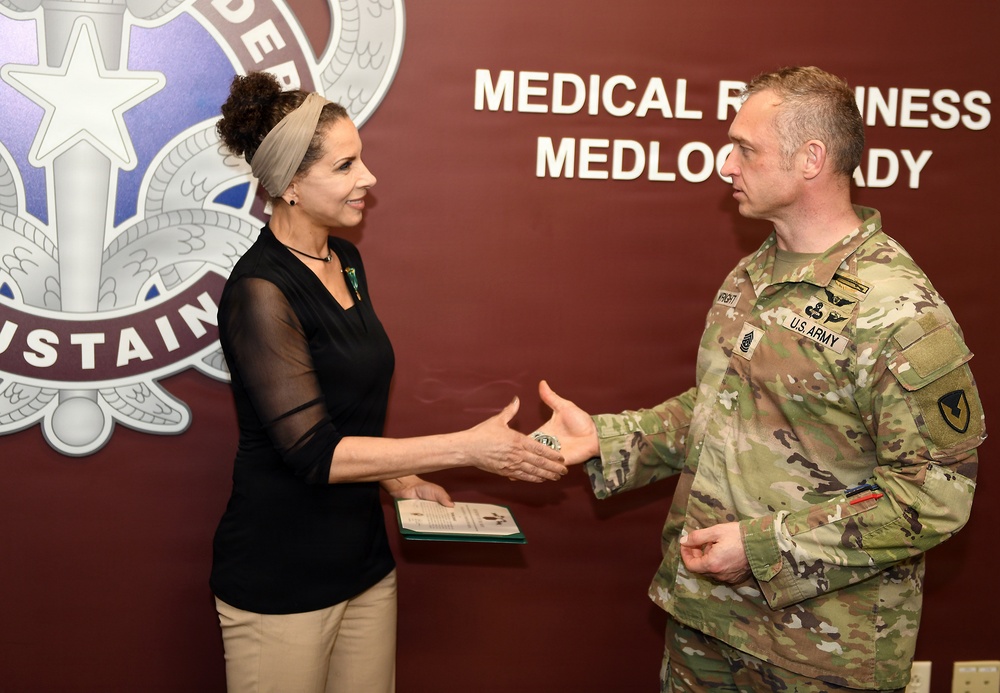 Miklesavage receives AMLC command coin
