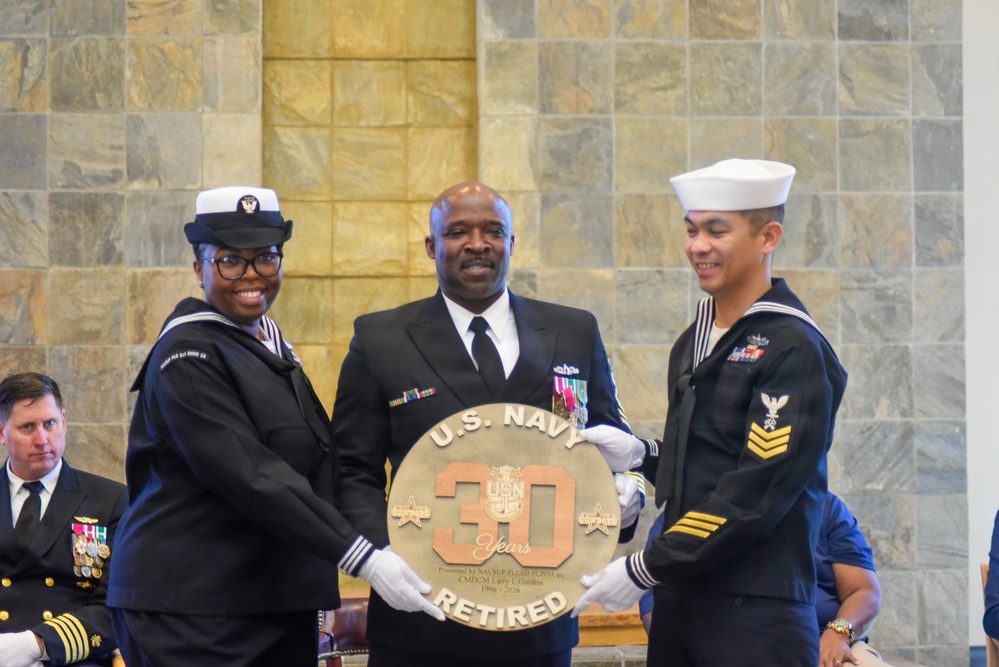 NAVSUP FLC San Diego CMDCM Gordon Retires