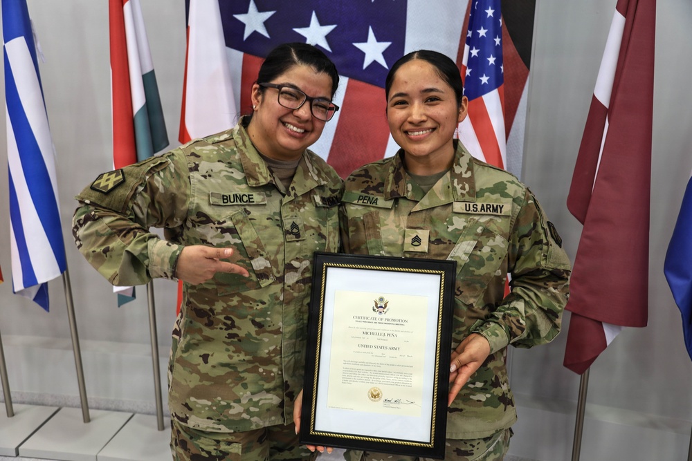 Promotion to Staff Sergeant