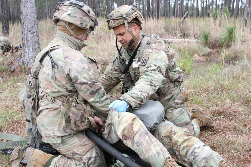 Soldiers of the 3-265th ADA hone military skills at JRTC