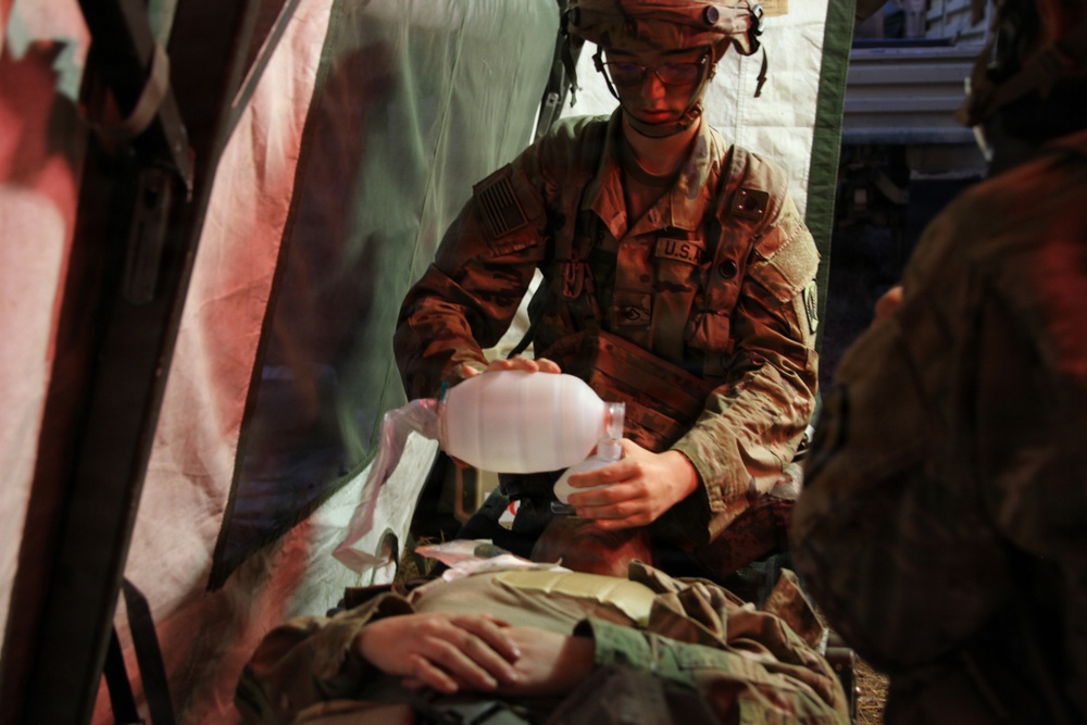 Soldiers of the 3-265th ADA hone military skills at JRTC