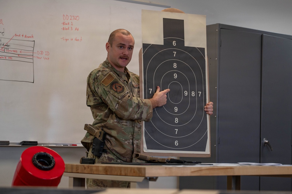 47th SFS hosts EIC pistol shooting match
