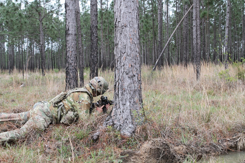 Soldiers of the 3-265th ADA hone military skills at JRTC
