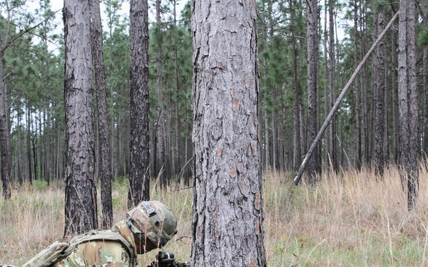Soldiers of the 3-265th ADA hone military skills at JRTC